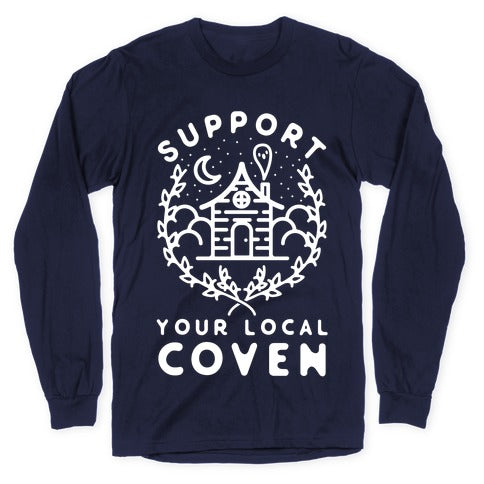 Support Your Local Coven Longsleeve Tee